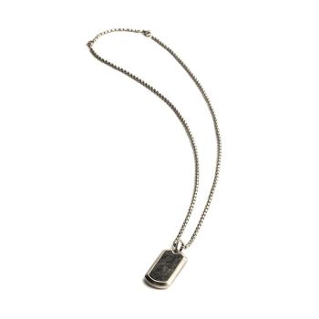 Volltitan-Halskette mit Forged Carbon - Imperium Carbon